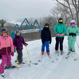 sorties en ski/planche au Mont-Cascades avec les groupes multisport 7–8e année